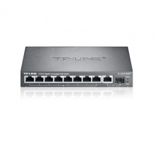 TP-LINK TL-SL1210PT 8口百兆POE供电交换机 8口POE交换机全供电