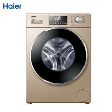 海尔（Haier）XQG90-B12826GU1 9公斤 变频全自动家用滚筒洗衣机 中途添衣 高温筒自洁 手机智控